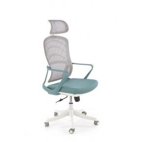 Кресло компьютерное HALMAR VESUVIO 2 бирюзовый/серый/белый